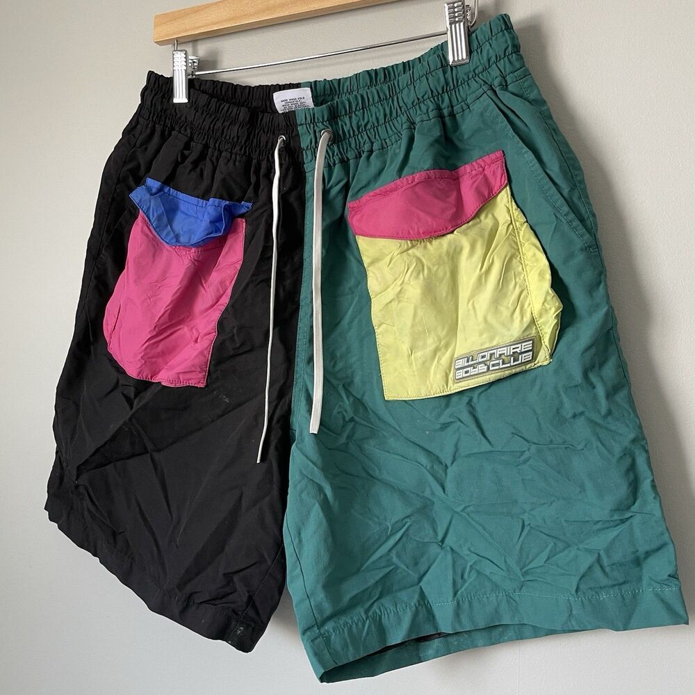 Vintage Billionaire Boys Club Tidal Shorts Color Block RARE Men's Size XL - Picture 3 of 13